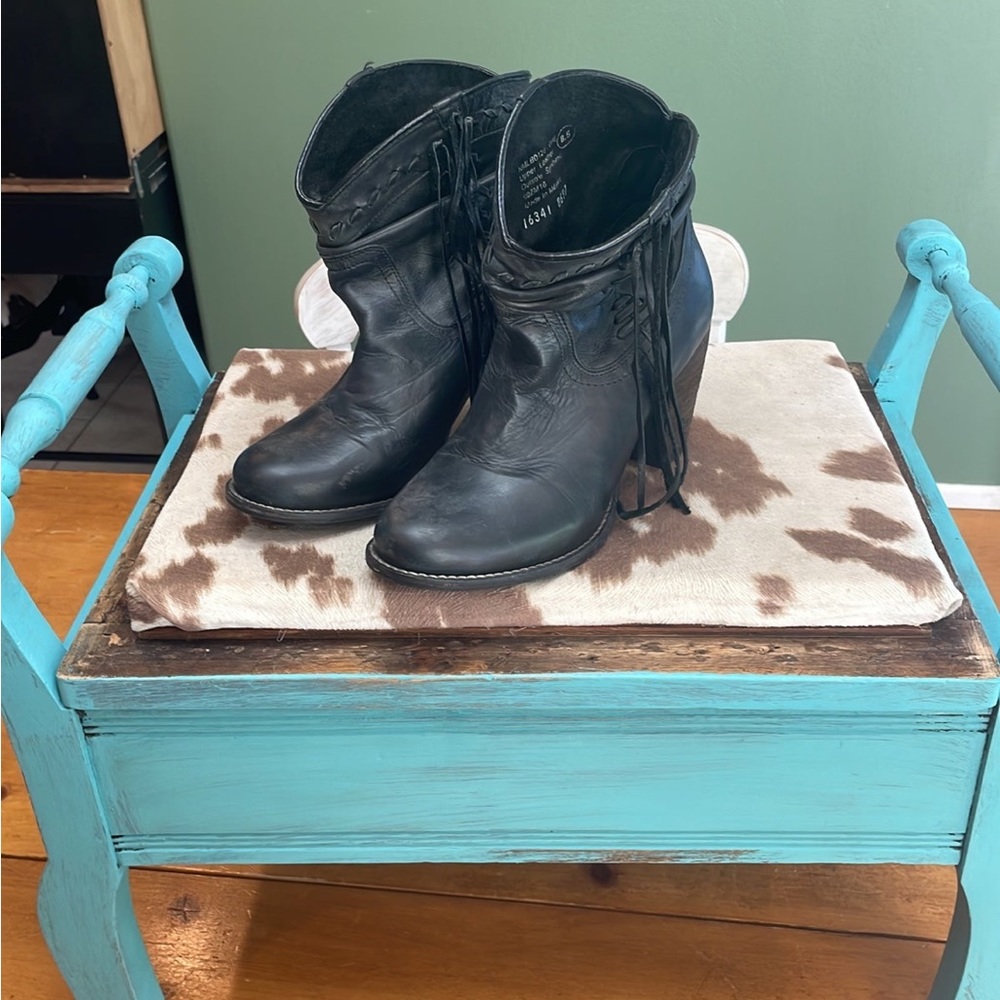 Fringe booties